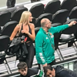 Παναθηναϊκός - Μονακό: Στο Telekom Center η Γκαμπίγια Καραμπινάιτε (pics)