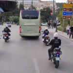 Παναθηναϊκός: Με ισχυρή αστυνομική συνοδεία η Βαλένθια στο T- Center Athens (vid)