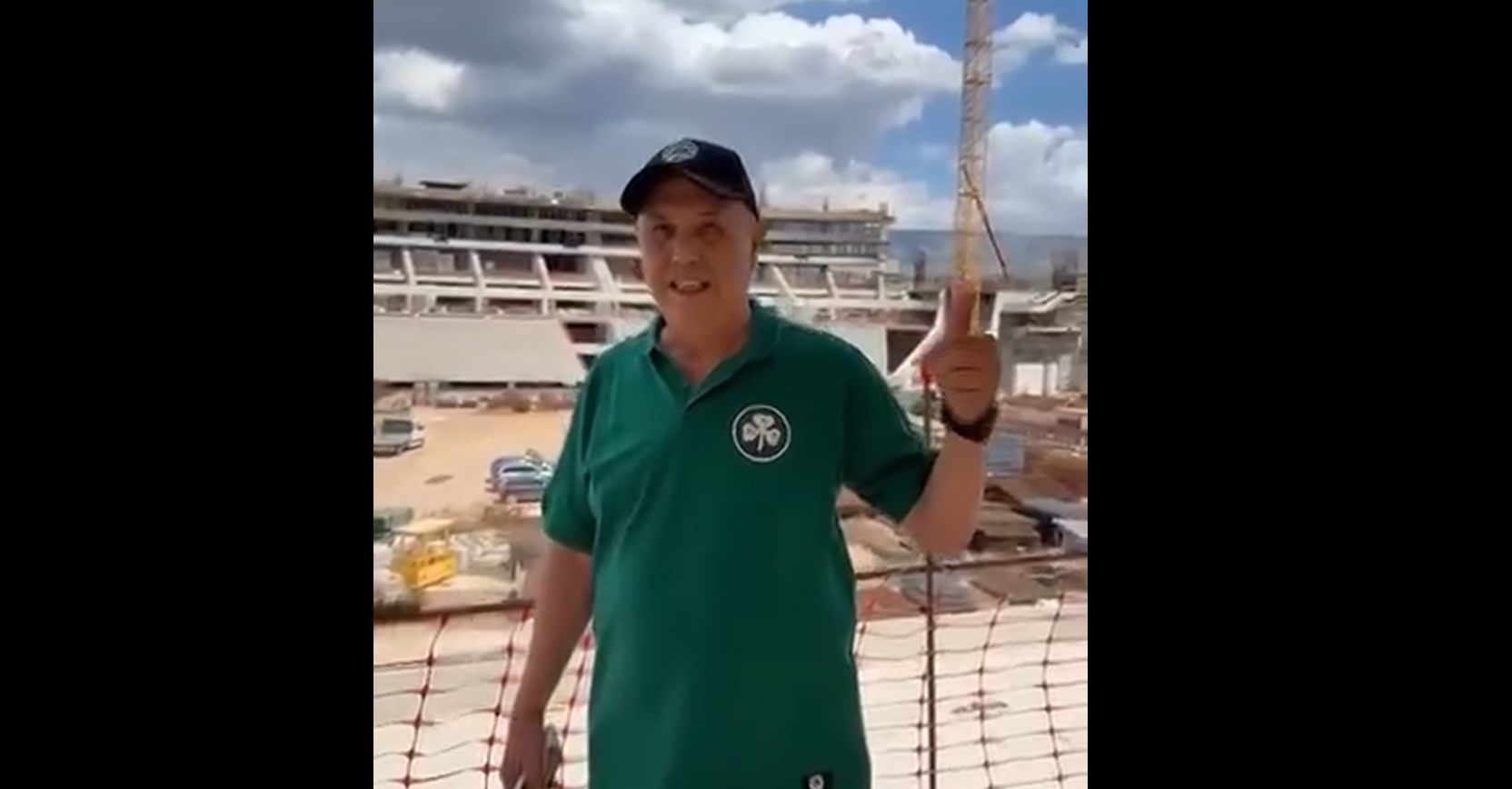 Στο Βοτανικό ο Ρότσα: «Μεγάλη συγκίνηση - Μπορείς να δεις τον Παρθενώνα» (vid)
