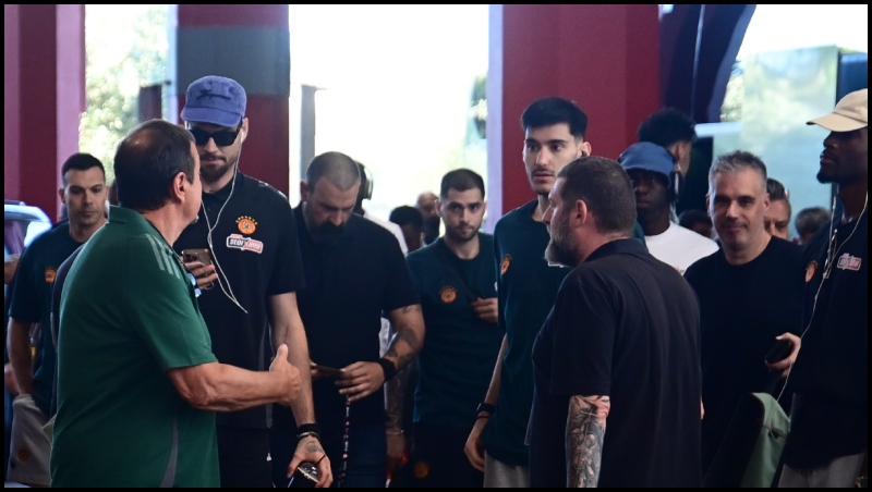 Παναθηναϊκός: Η άφιξη του «Τριφυλλιού» στο ΣΕΦ (pics)