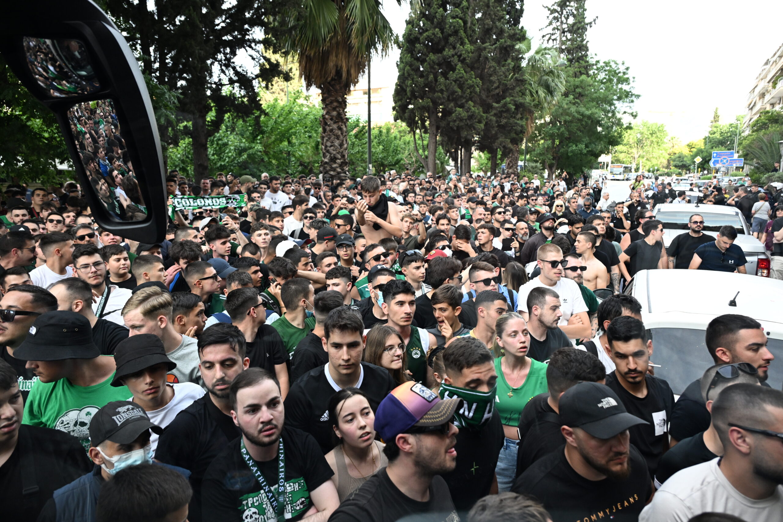 Παναθηναϊκός: Γροθιές από Αταμάν κατά την αναχώρηση - Με... αφάνα ο Ναν στο ΣΕΦ (pics)