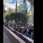 Συγκεντρώνονται οι φίλοι του Παναθηναϊκού έξω από το ξενοδοχείο της ομάδας