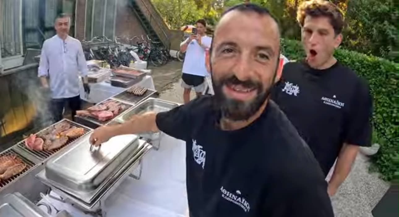 Παναθηναϊκός: Το vlog του Τεττέη και το «πράσινο» μπάρμπεκιου (vid)