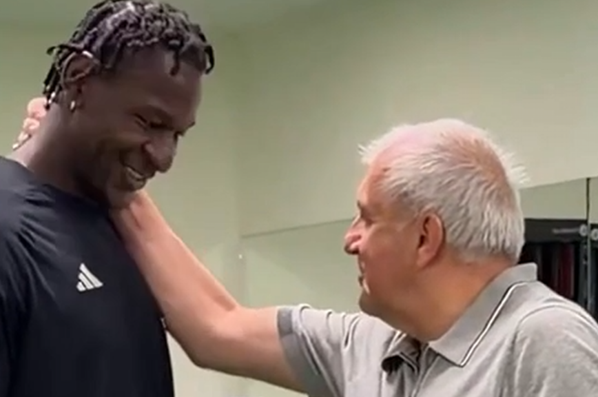 Παναθηναϊκός; Η θερμή υποδοχή του Ομπράντοβιτς στον Μπόνγκα (vid)