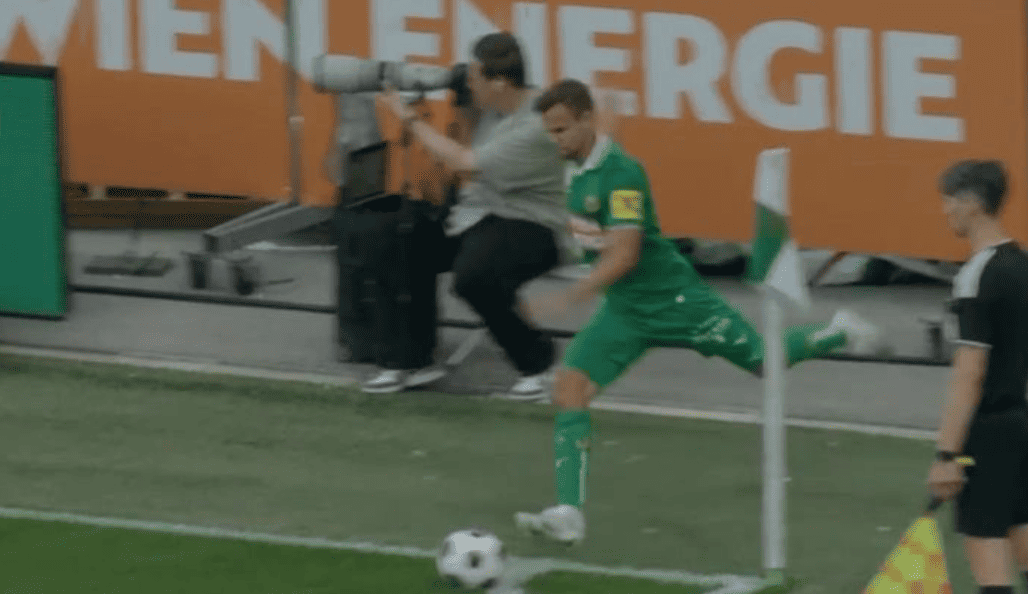 Ραπίντ Βιέννης - Παναθηναϊκός: Αδιανόητο 4-0 με απευθείας εκτέλεση κόρνερ - Δείτε το γκολ (vid)