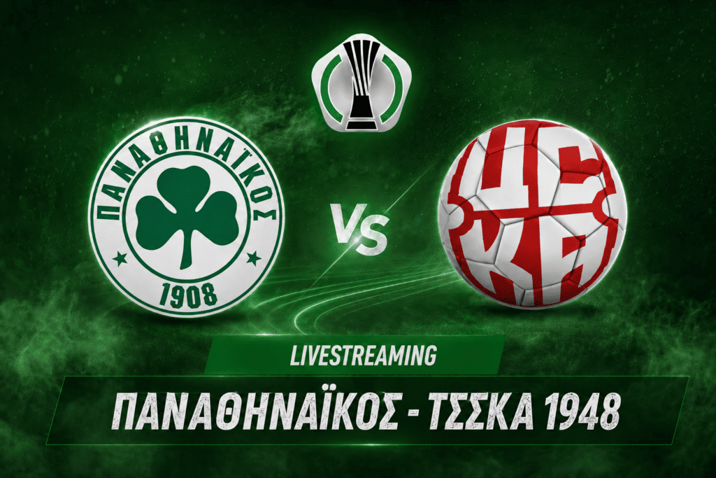 Παναθηναϊκός-ΤΣΣΚΑ 1948 Live streaming: Δείτε ζωντανά σήμερα 5/8