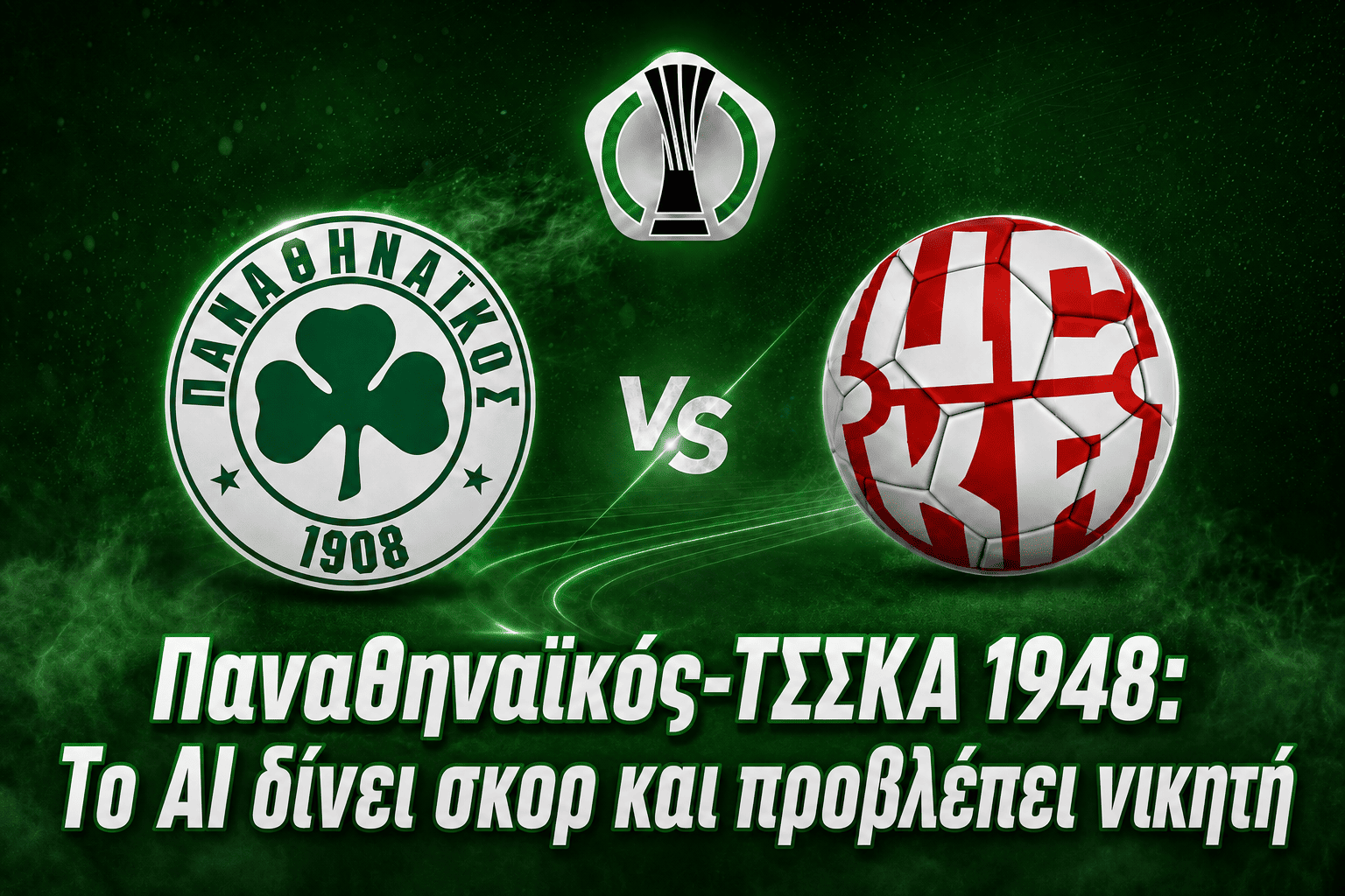 Παναθηναϊκός-ΤΣΣΚΑ 1948: Το AI δίνει σκορ και προβλέπει νικητή