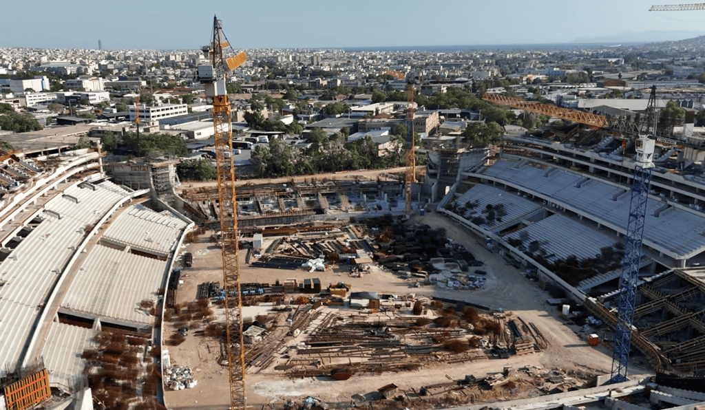 Αγνώριστος ο Βοτανικός! Το νέο γήπεδο του Παναθηναϊκού παίρνει μορφή (vid)
