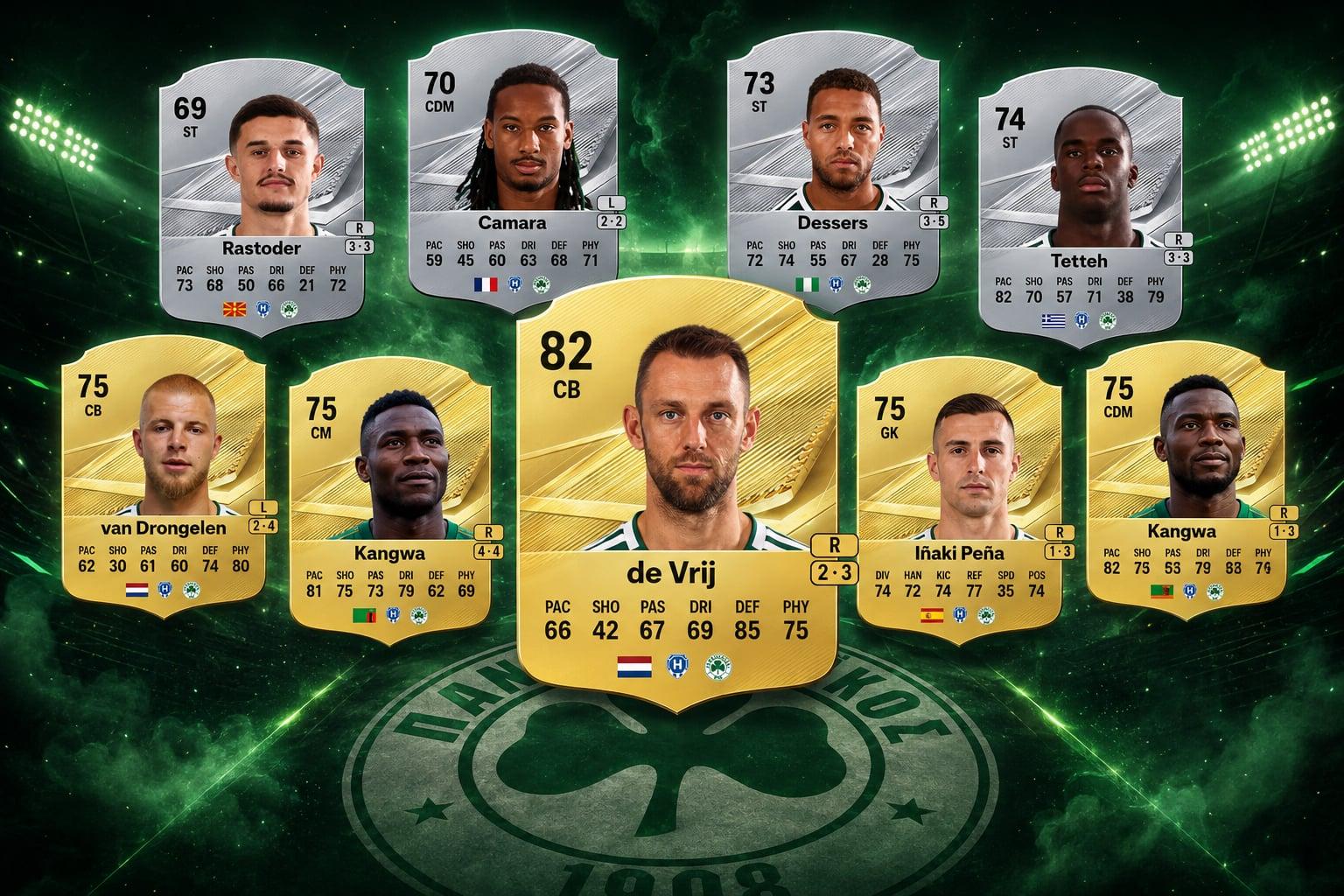 Τα ratings στο EA FC 27: Ο κορυφαίος του Παναθηναϊκού και η μεγάλη έκπληξη