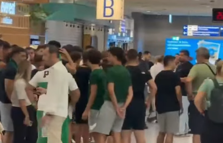 Φωτογραφίες: Φίλοι του Παναθηναϊκού στο αεροδρόμιο για Ουναΐ – Αγώνας δρόμου μετά την άφιξή του