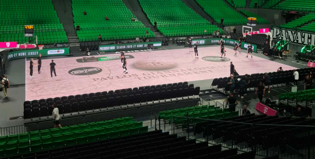 Η εντυπωσιακή αλλαγή στο Telekom Center Athens πριν το «Παύλος Γιαννακόπουλος»