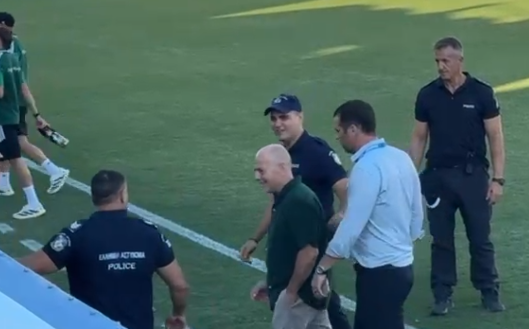 Καλαμάτα - Παναθηναϊκός: Η βόλτα του Αλαφούζου στον αγωνιστικό χώρο (pics)