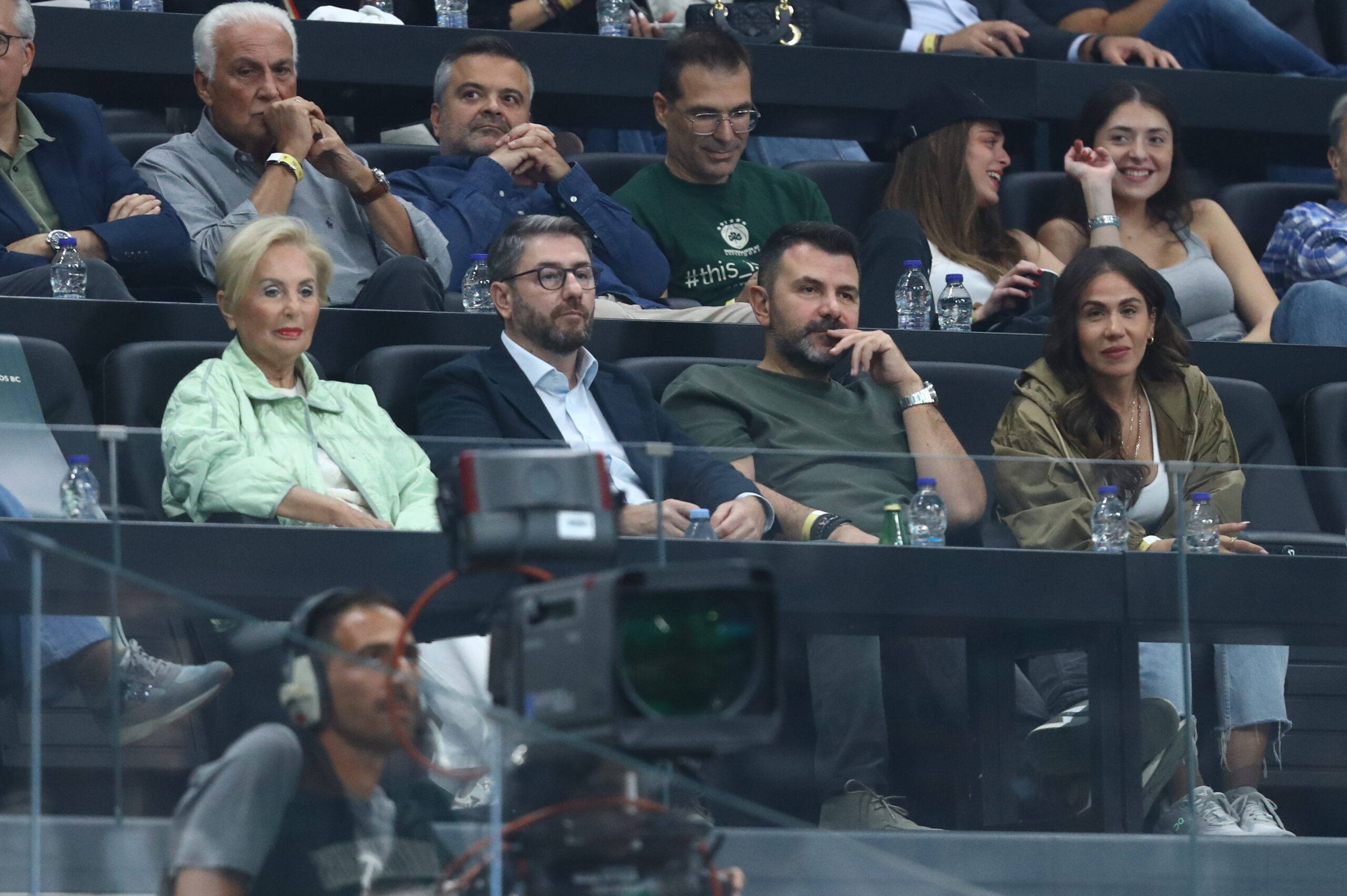Στο T-Center ο Νίκος Ανδρουλάκης, δίπλα στη Δέσποινα Γιαννακοπούλου