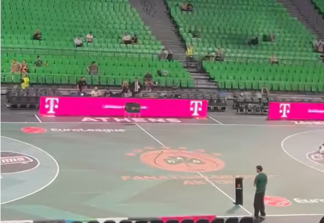 Παναθηναϊκός: Η αλλαγή στο glass floor του T-Center κλέβει τις εντυπώσεις
