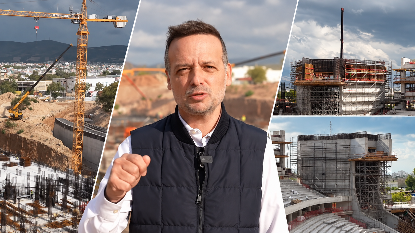 Αποκαλυπτικό βίντεο Δούκα από Βοτανικό: Η ώρα για το στέγαστρο - Μπήκαν κερκίδες, προχωρούν οι πυλώνες