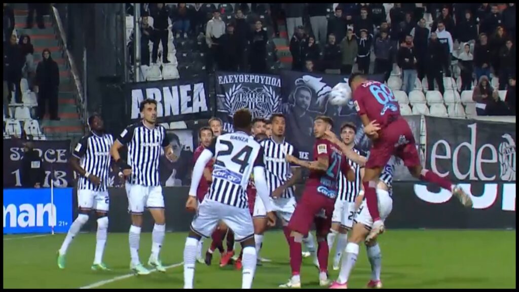 Αντί για 0-2, έγινε το 1-1: Ακυρώθηκε κανονικό γκολ του Ηρακλή στην Τούμπα! (vid)