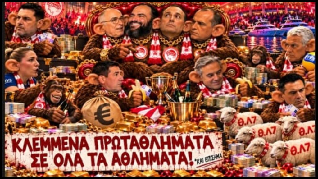 Θύρα 13: «Κλεμμένα πρωταθλήματα σε όλα τα αθλήματα και επίσημα» (pic)